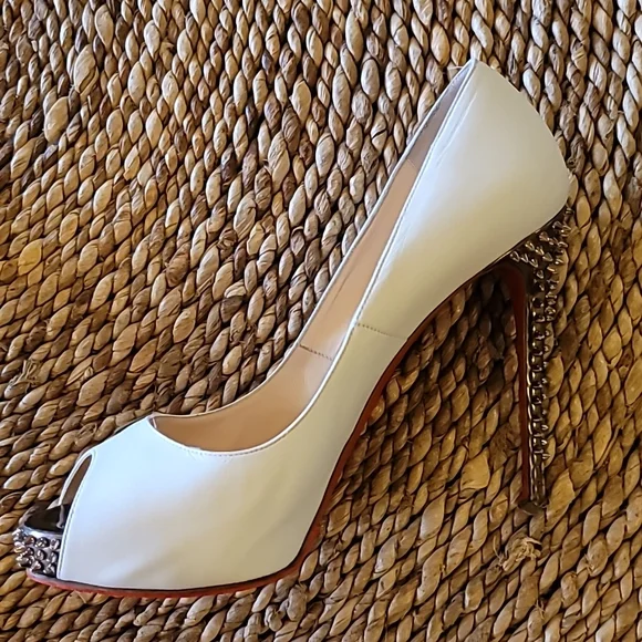 Christian Louboutin 120mm spiked heels 39.5. - Picture 6 of 15